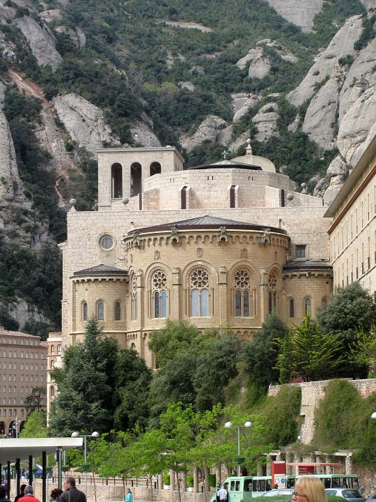 Das Kloster Montserrat in Nordspanien